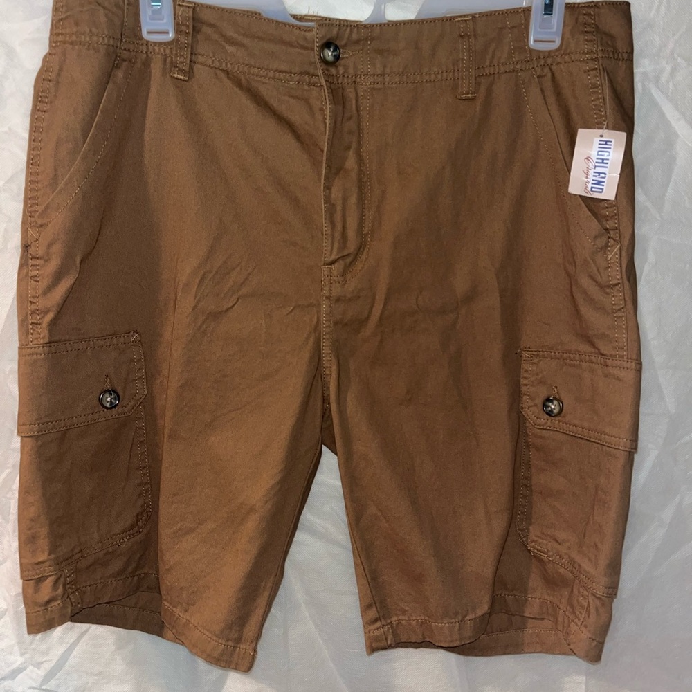 Brown Cargo Shorts
